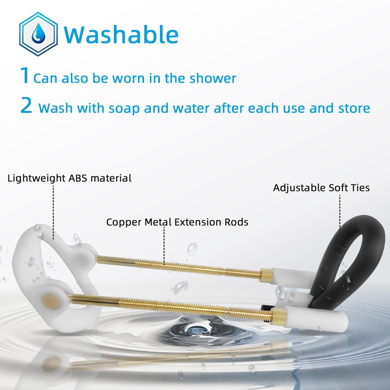Adjustable Male Extender Kit – Wearable Traction Trainer with Silicone Sleeve