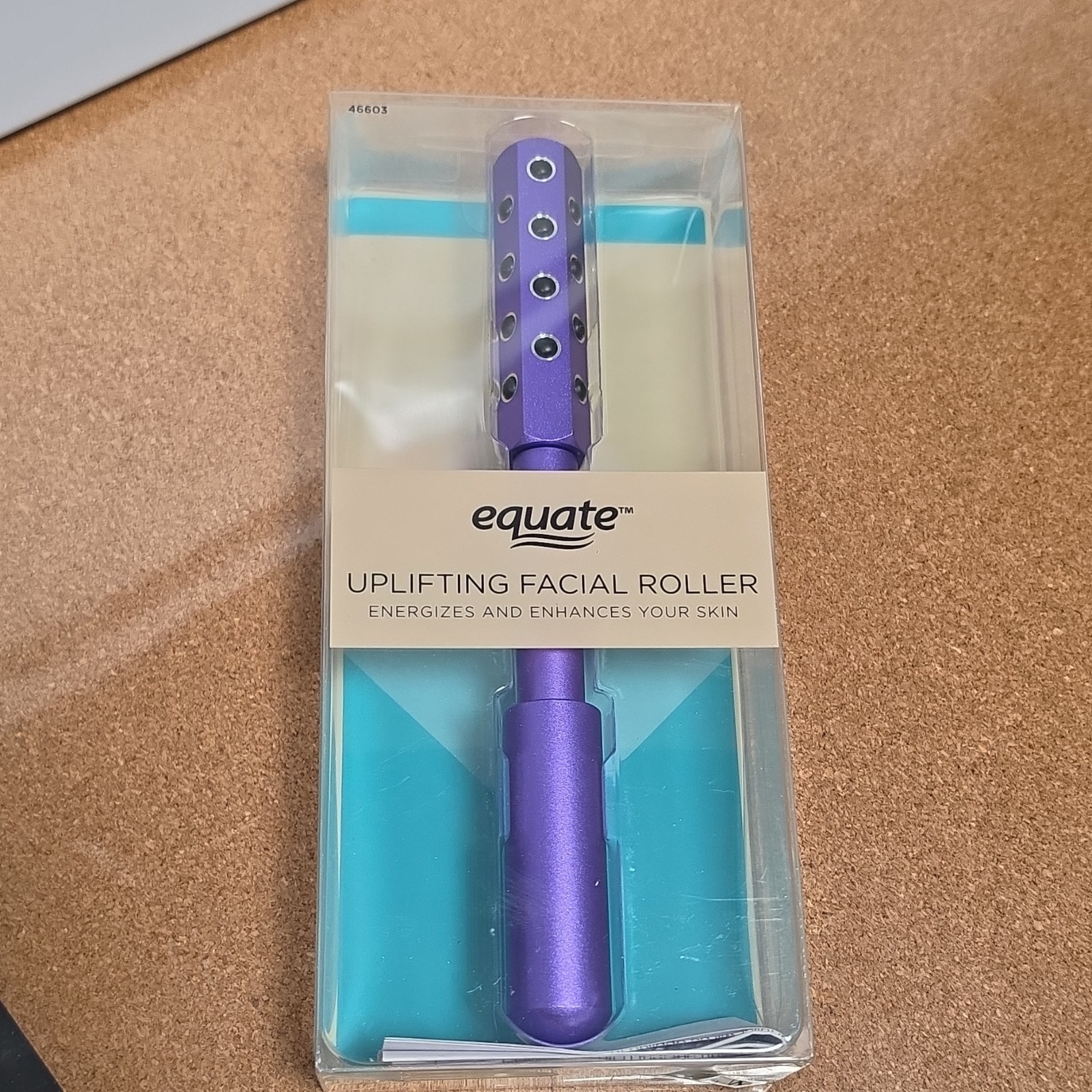 Equate Manual Face Massage Roller Purple Rolling 1-Head Plastic MPN 46603