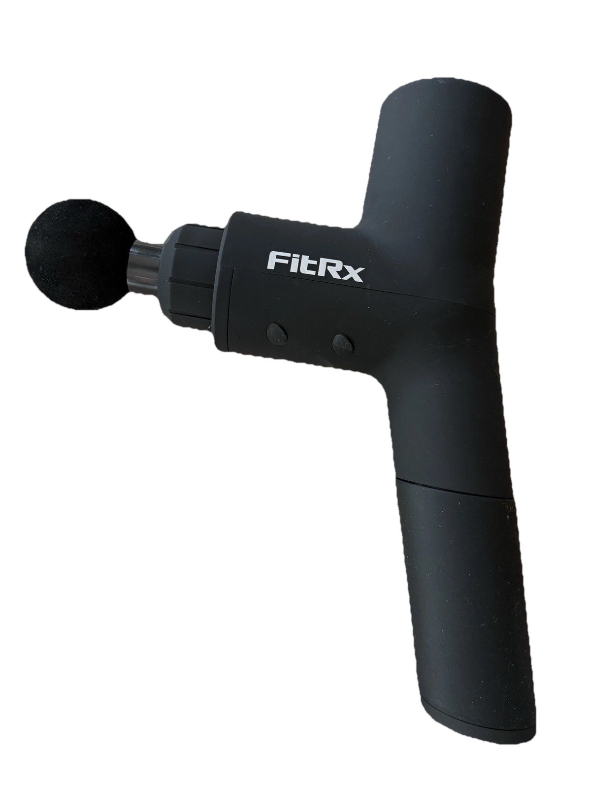 AMAZING FitRx Muscle Massage Gun 4 Attachments, Multispeed, USB, Quiet, w/ Case