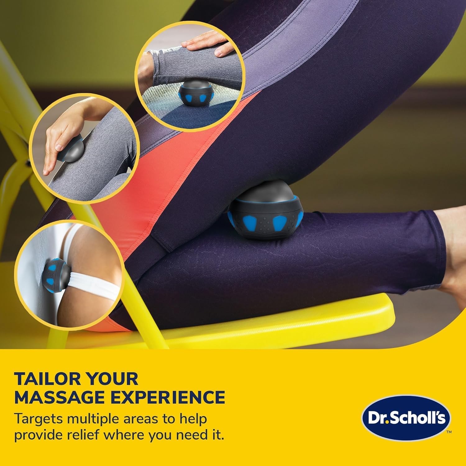 Dr. Scholl’s Restorative Cold Therapy with Body Massage Roller, Muscle Roller