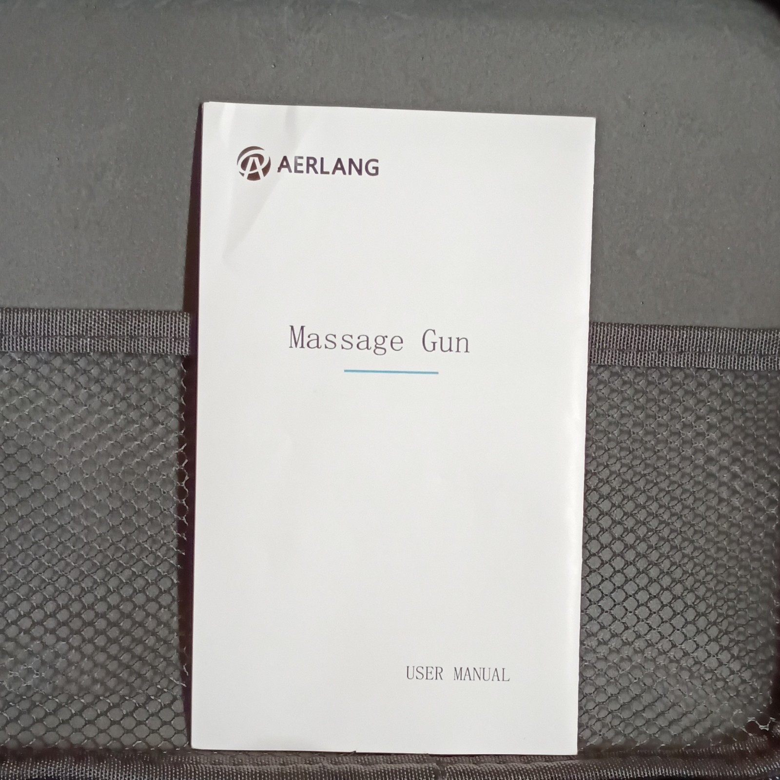 AERLANG Massage Gun Handheld Black 4 Attachments Corded Electric Full Body