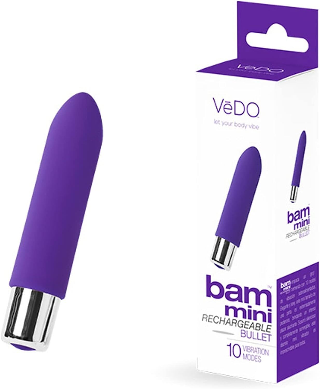 Bam Mini Bullet Vibe Whisper Quiet Discrete Mini Vibrator