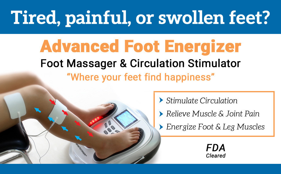Advanced Foot Energizer® – FDA Cleared EMS & TENS Stimulator For Feet and Body