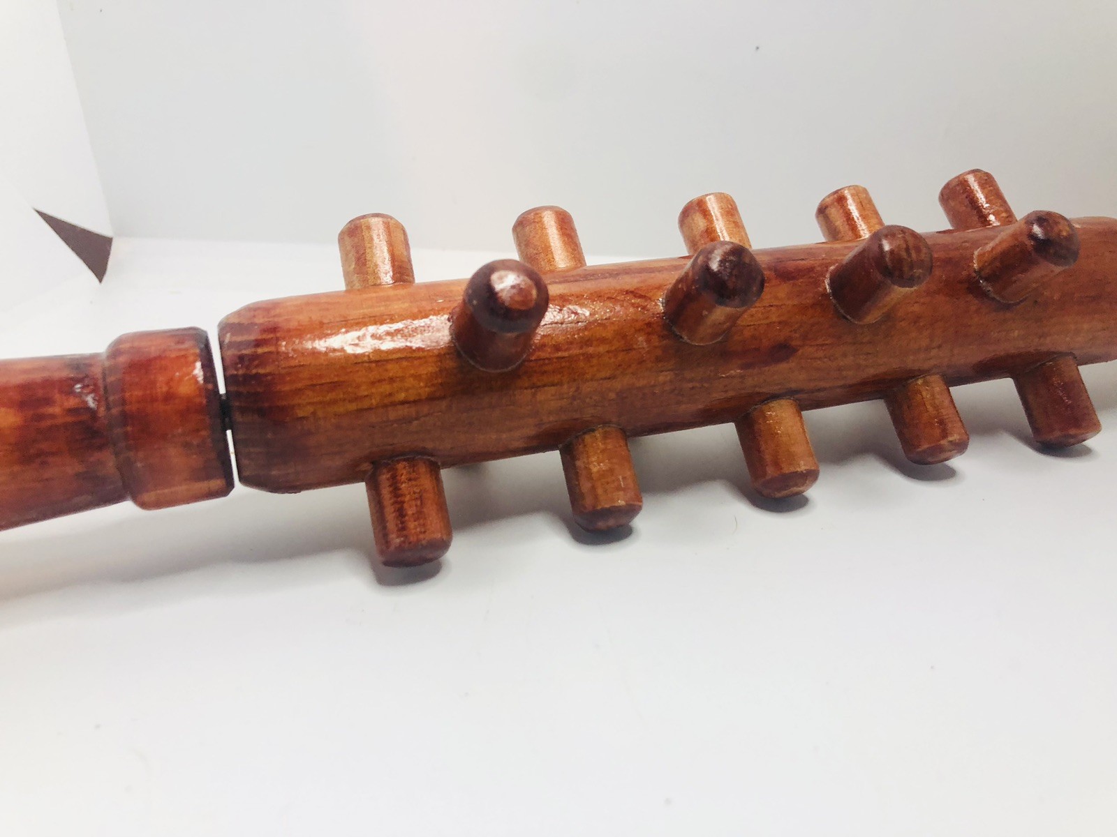 Two handmade Wooden acupunture massage rollers 17”