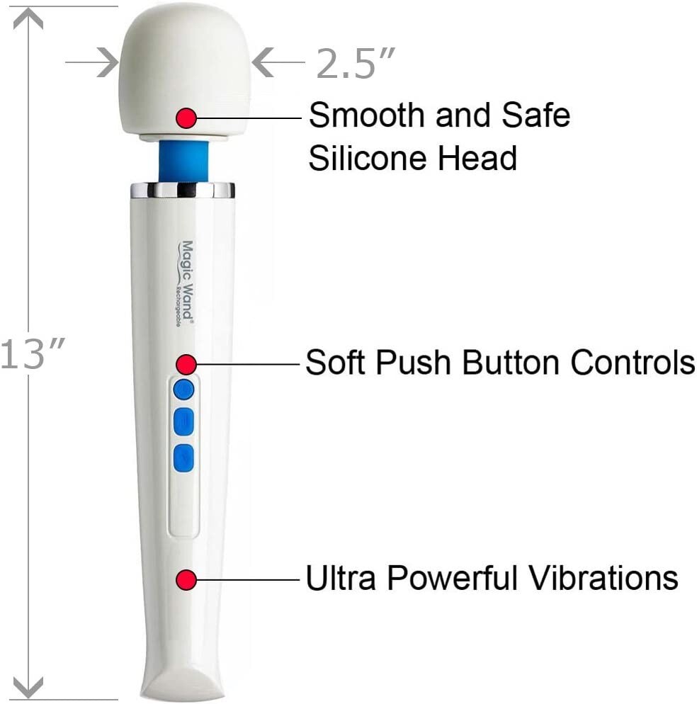 Original Magic Wand HV-270 Rechargeable Massager With Free Lilith Toy Cleaner