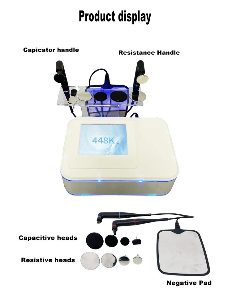 448khz Tecar Therapy Machine CET RET Physiotherapy Sports Injury Pain Relief