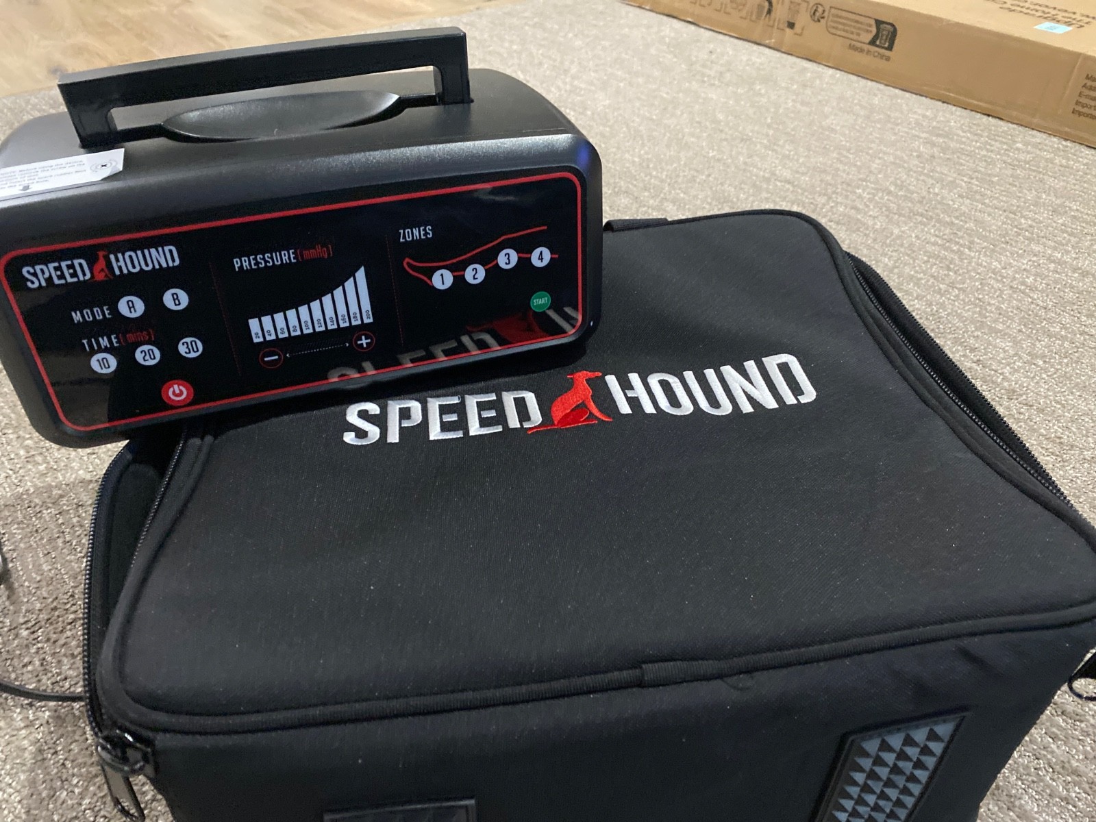 speedhound air compression recovery system (arm/leg/hip attachment)