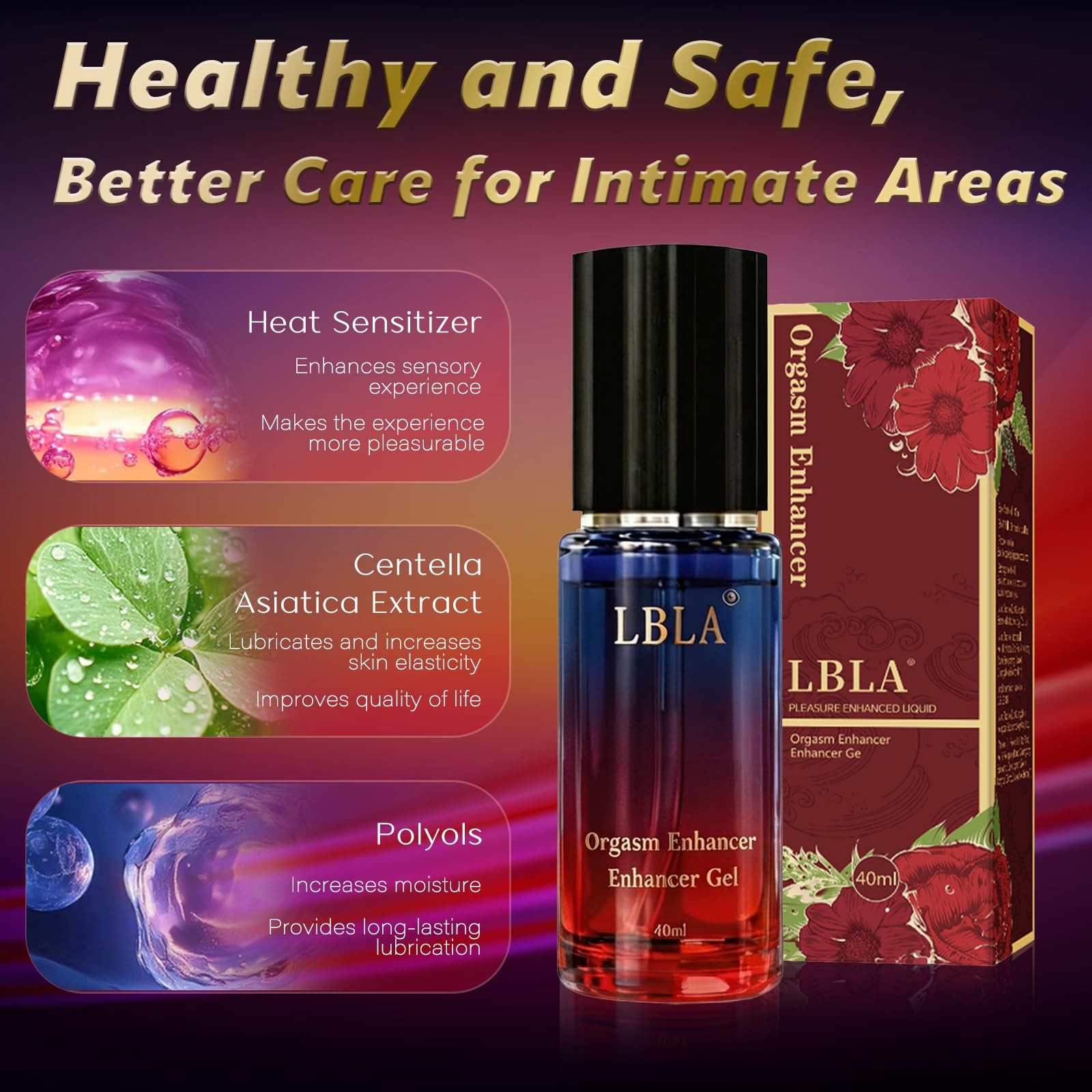 Fast Orgasmic Gel,Arousal Pleasure Gel for Woman, Excite Her, Climax Intensif…