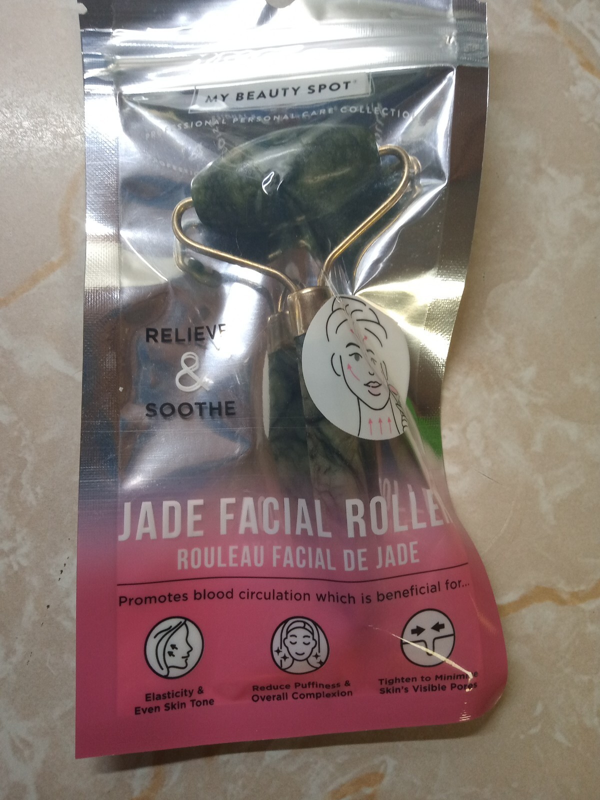 Jade Facial Roller by My Beauty Spot NEW