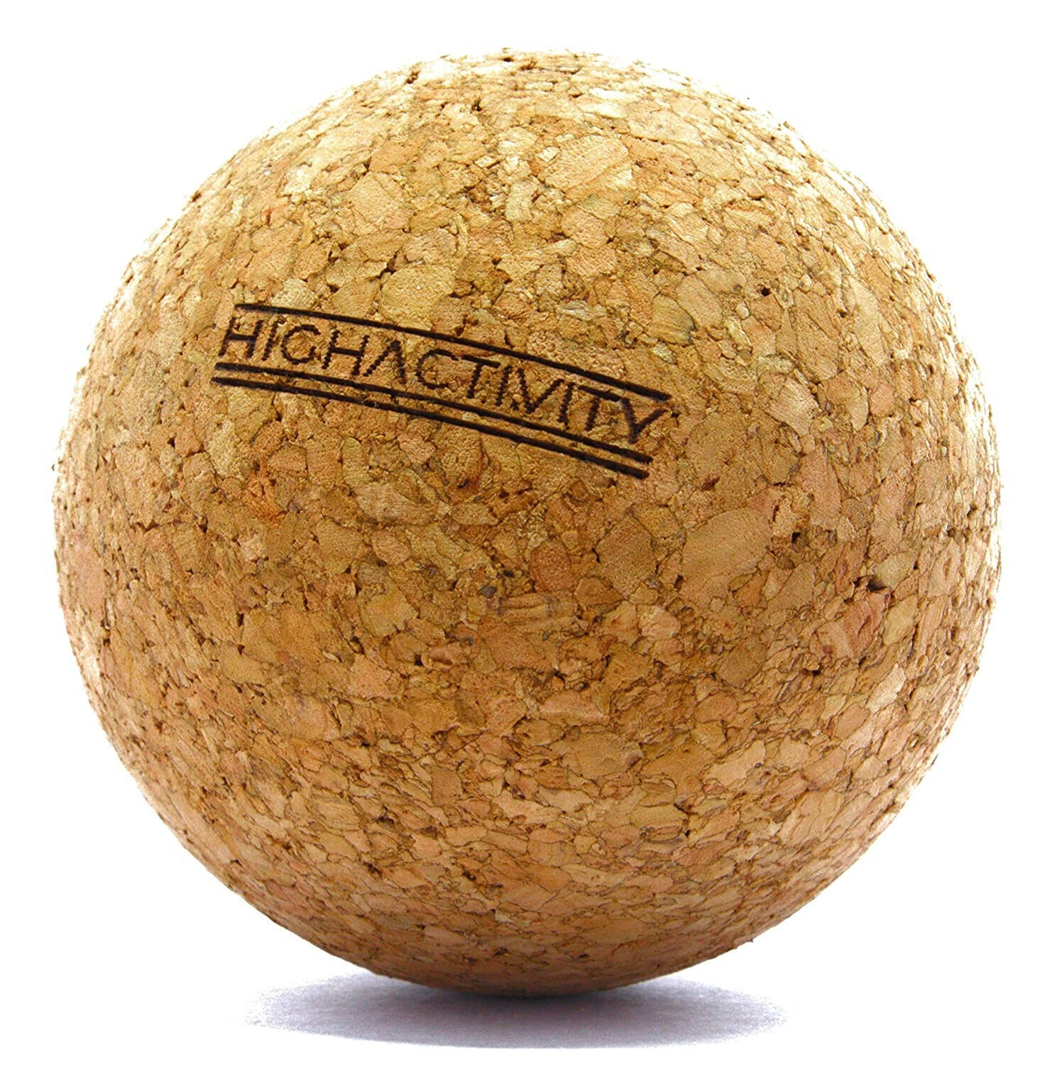 100% Natural Cork Massage Ball For Pain, Workout Recovery, MultiPurpose 65mm