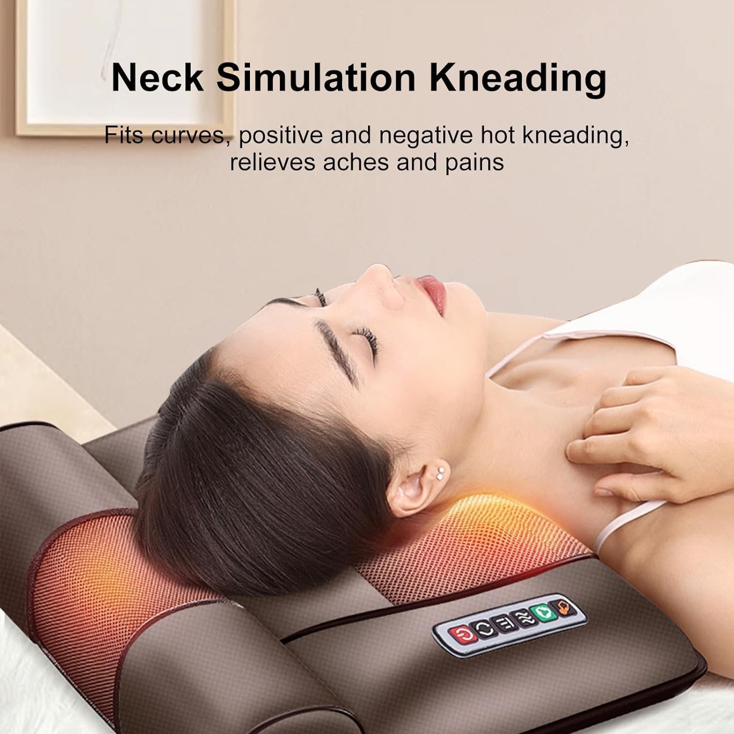 Full Body Massage Mat, 9 Modes 9 Levels, Hot Vibration, Relieve Body Fatigue