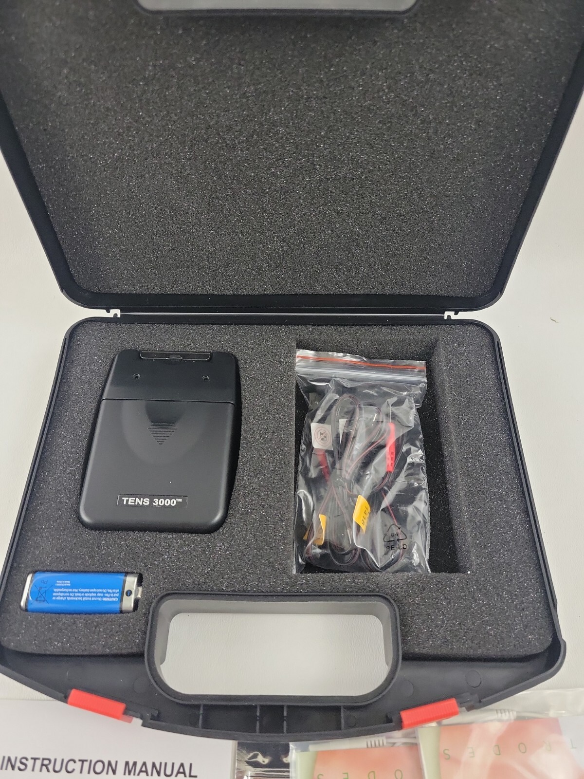 TENS 3000 Transcutaneous Nerve Stimulation massage back, leg, and hip pain