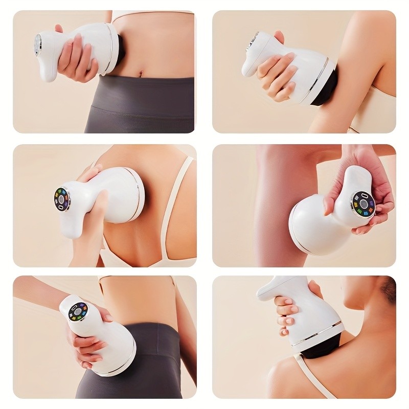 US Electric Body Massager 3-Heads & 6 Modes Full Handheld Back Massager Hammer