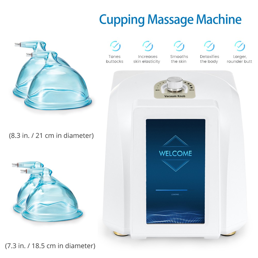 Professional Butt Cupping Therapy Machine -73kPa Adjustable Suction USA