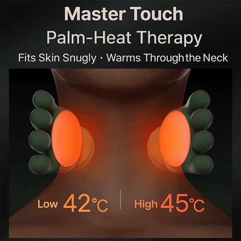 2026 Bionic Neck Shoulder Massager N7 Kneading Massager Shawl 3-Level Modes Neck