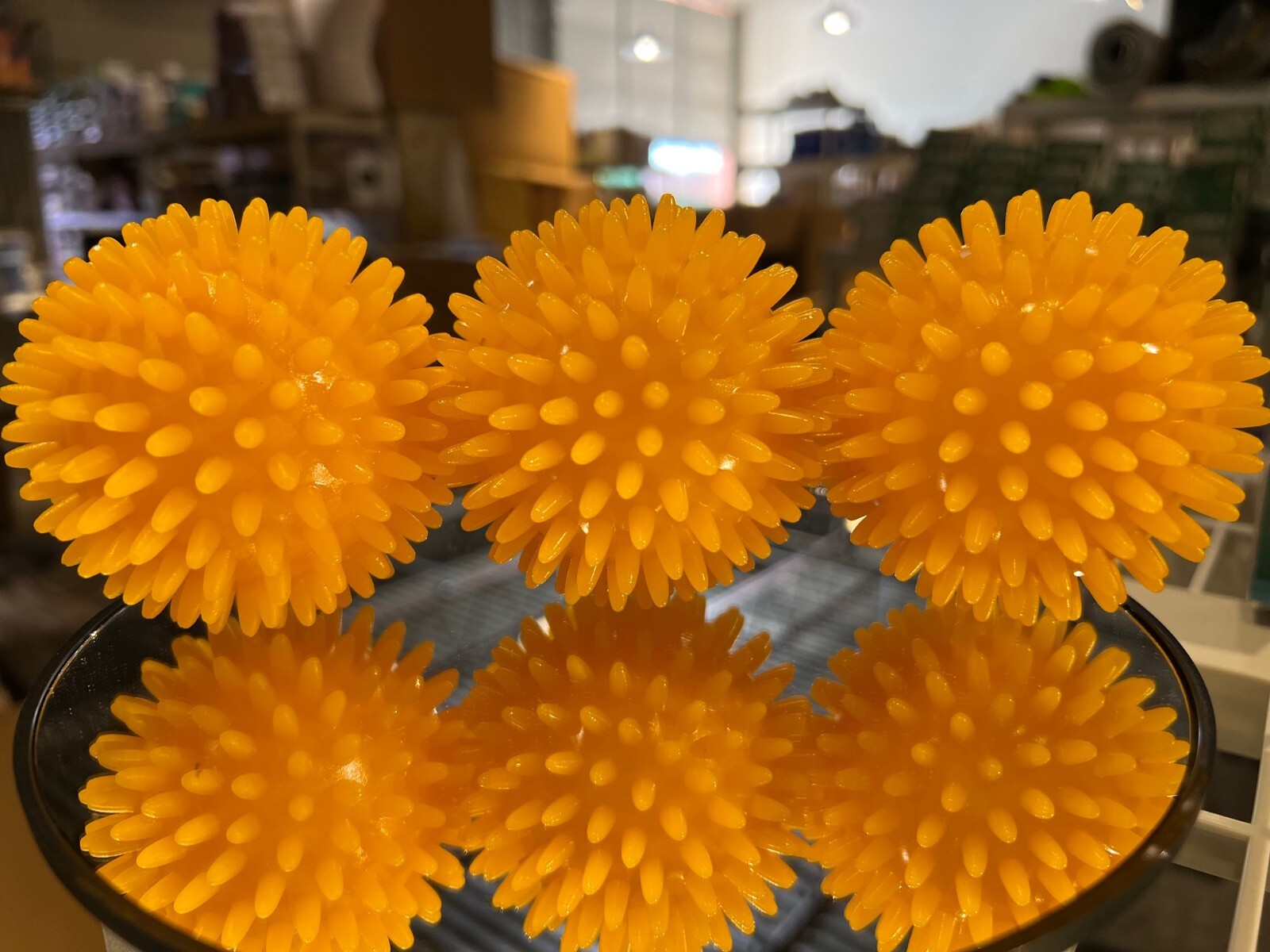 3 PACK Massage Ball’s 8cm Yellow – Plantar Fasciitis – Sciatica Relief -Shoulder