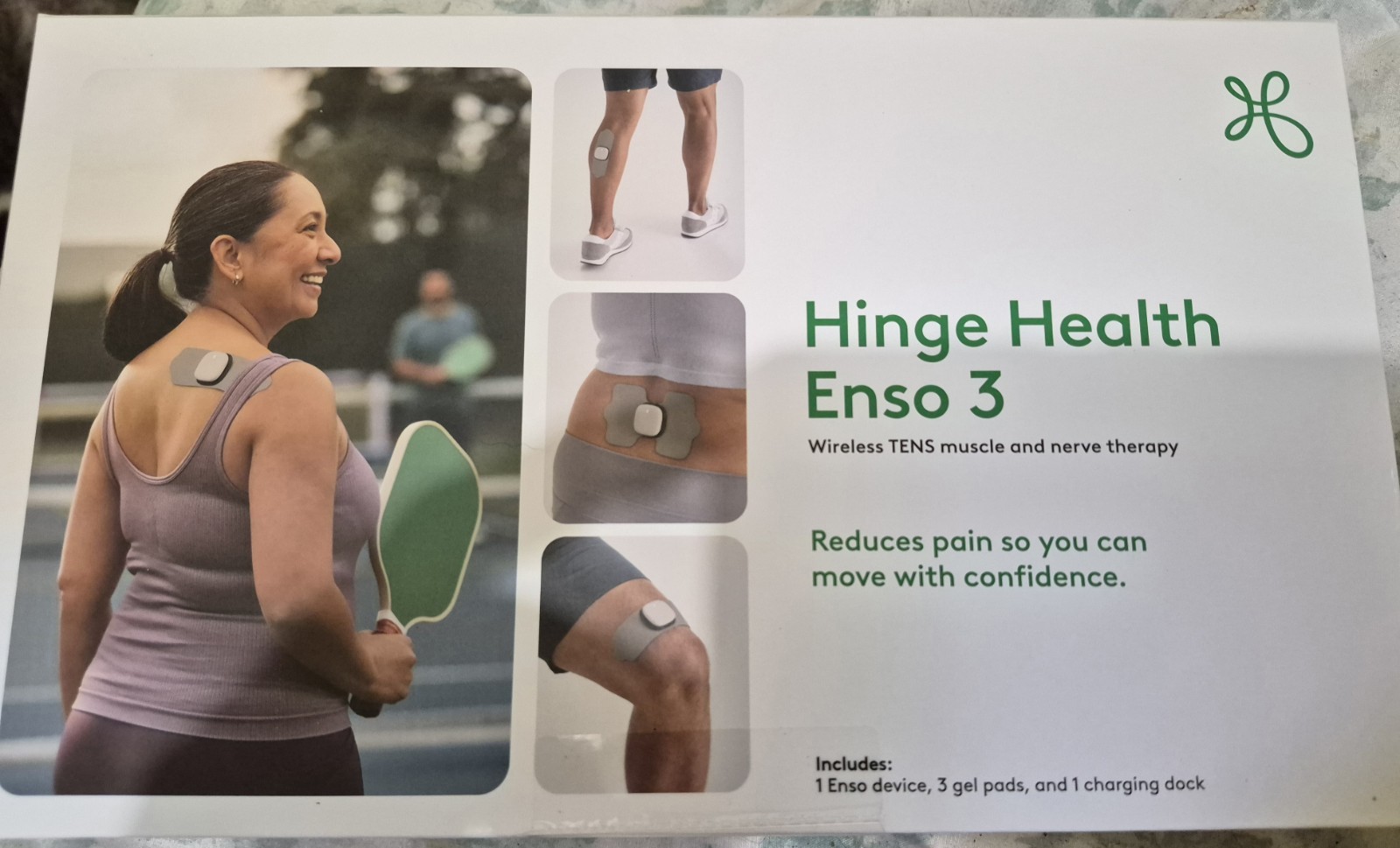 Hinge Health Enso 3 Wireless TENS Muscle and Nerve Therapy Device