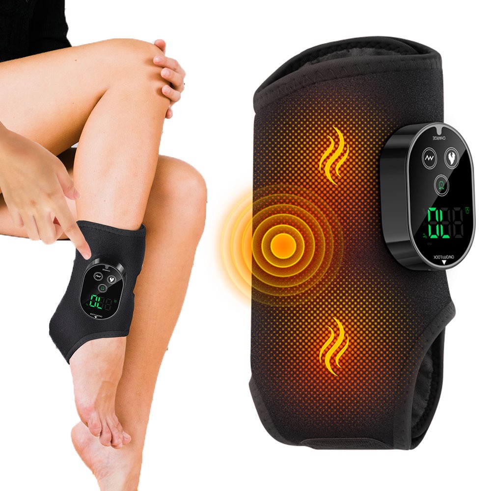 Cordless Foot Ankle Massager 6 Heat 3 Modes for Plantar Fasciitis Pain Relief