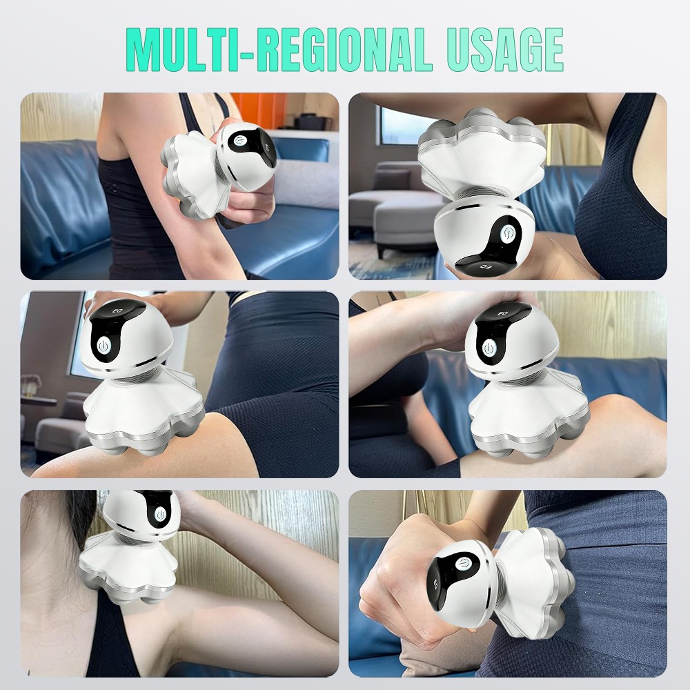 Portable Electric Muscle Massager Lightweight Deep Tissue Pain Relief Full Body