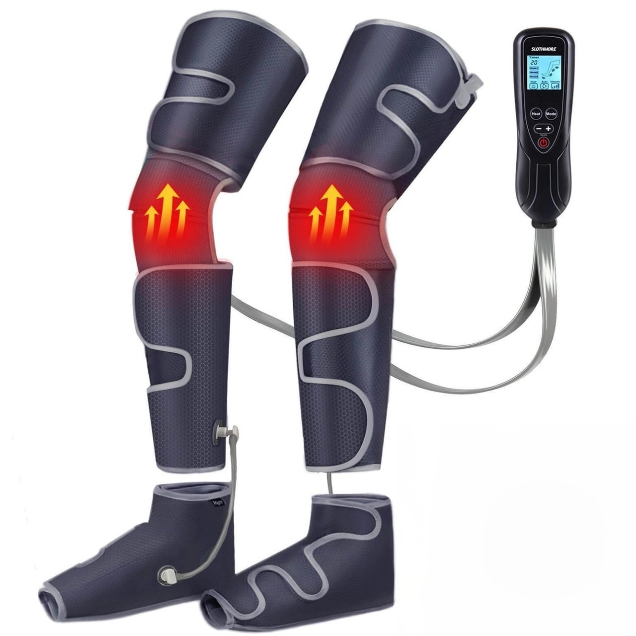 SLOTHMORE Leg Massager for Circulation and Pain Relief, Air Compression Foot Mas