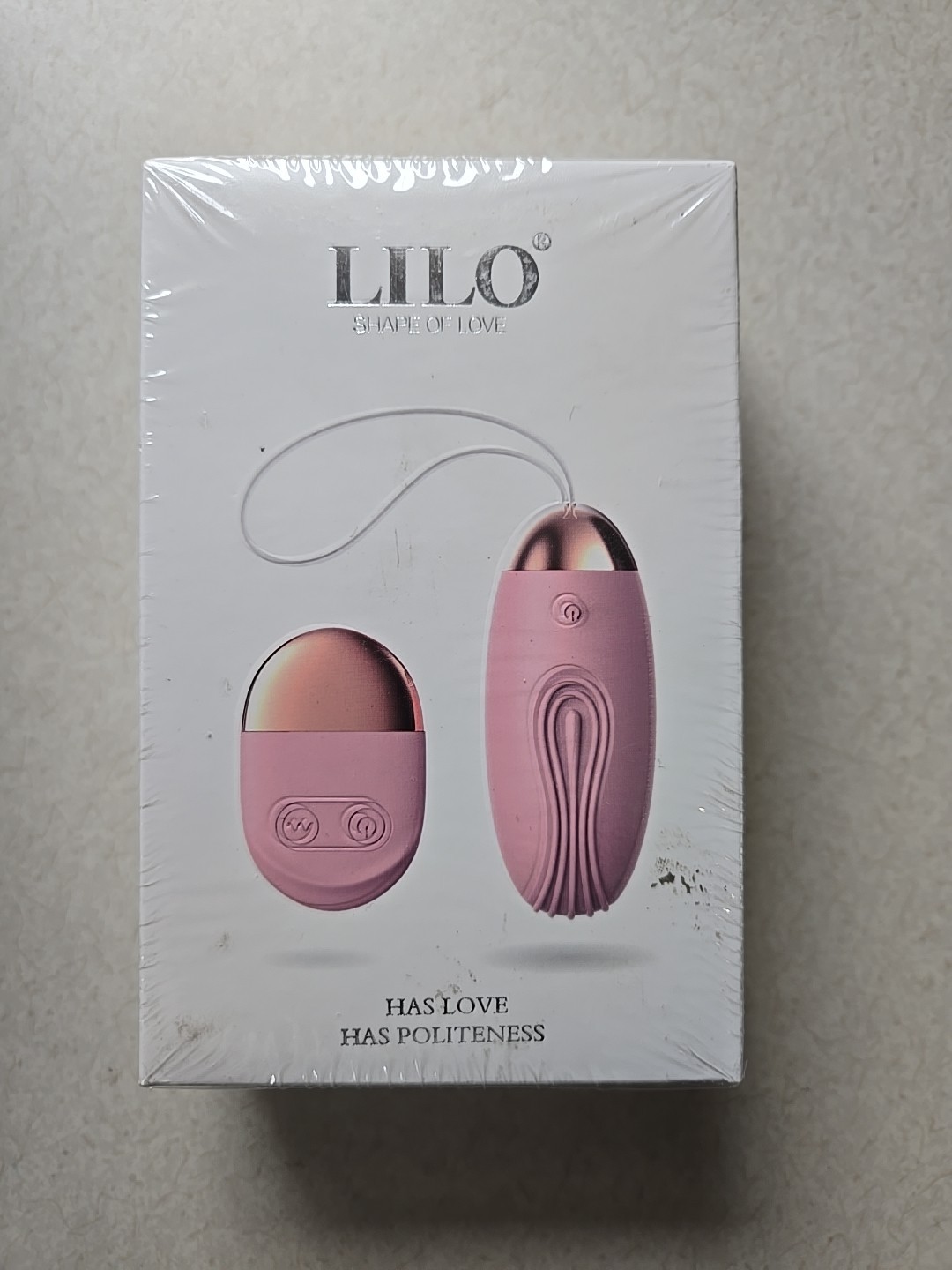 Vibrator Shape of Love Purple Mini Massager Rechargeable