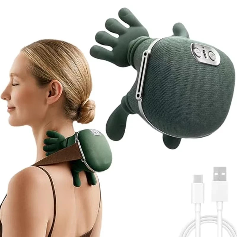 Latest Shoulder & Neck, Cervical & Trapezius Muscle Heated Massager. Effective.