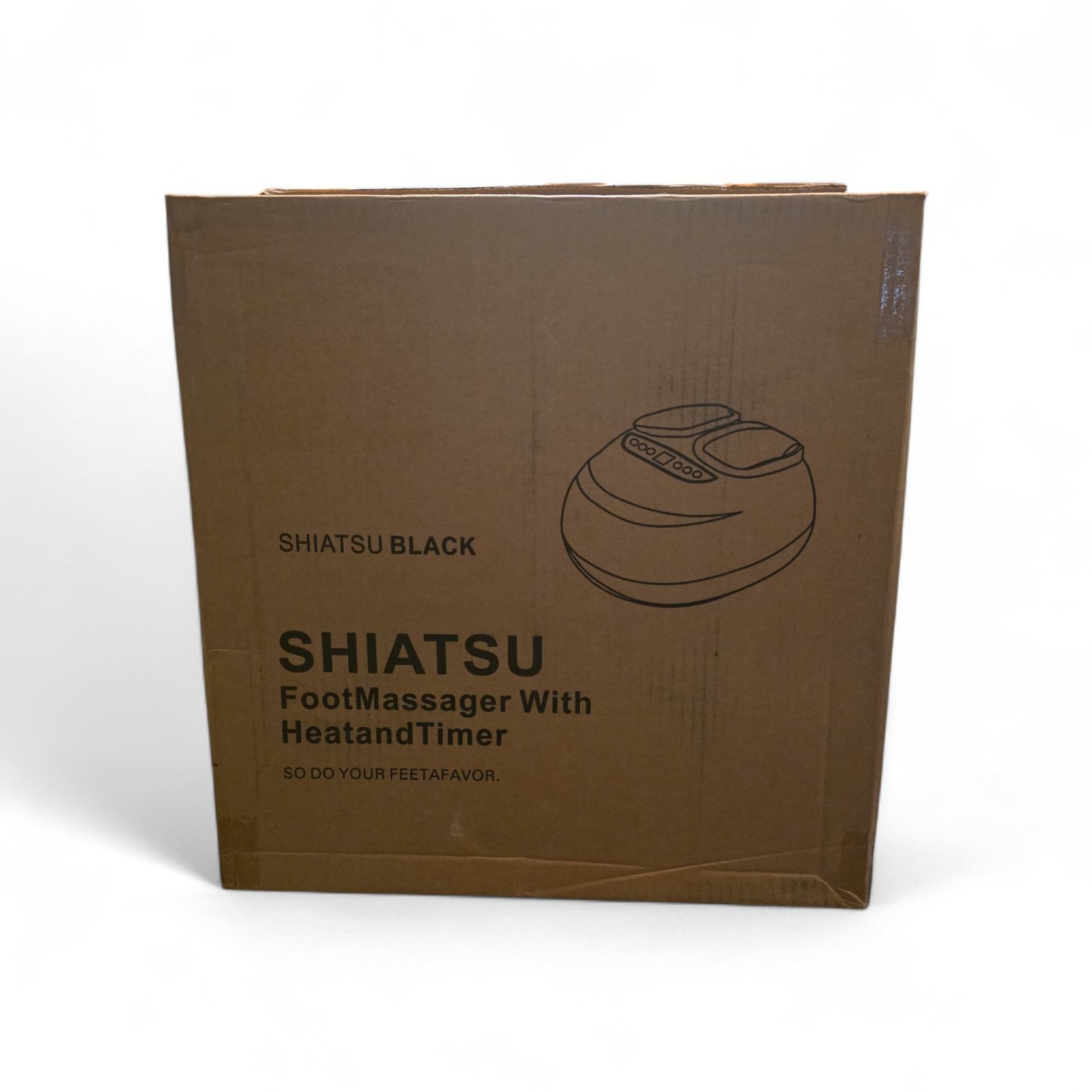 Shiatsu Foot Massager w/ Heat & Vibration – Deep Kneading Electric Foot Spa Ma