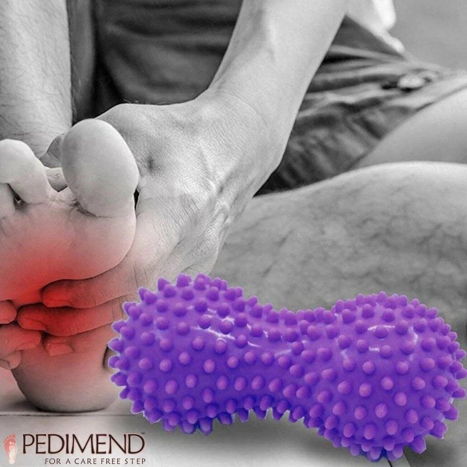 Peanut Yoga Massage Ball Spiky Therapy Roller Reflexology Trigger Point Tool