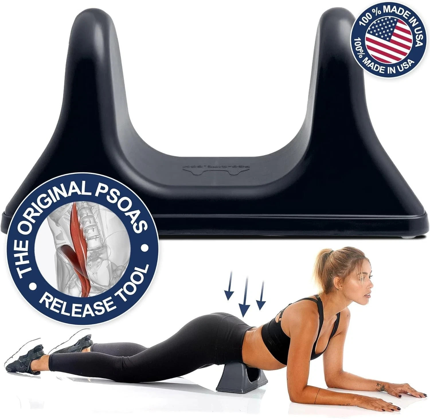 PSO-RITE Psoas Release and Personal Massager – Night Black