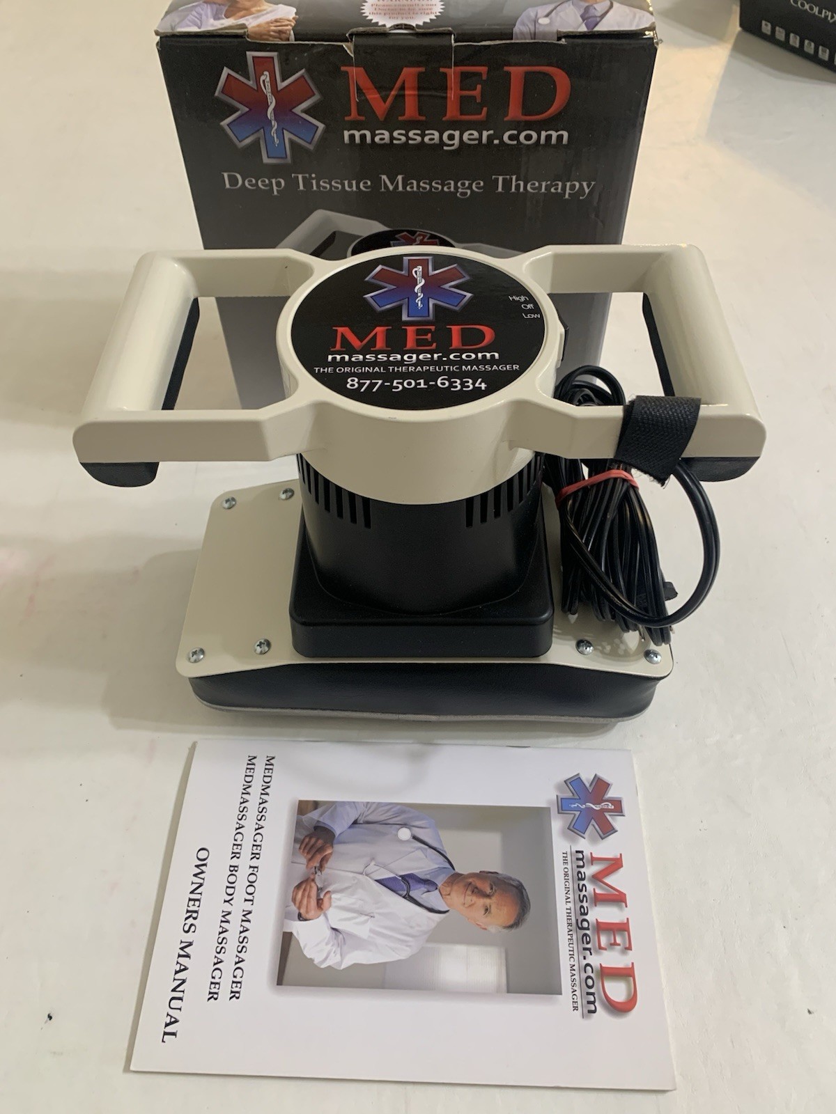 MedMassager Therapeutic Orbital Body Massager with Variable Speed – MMB01