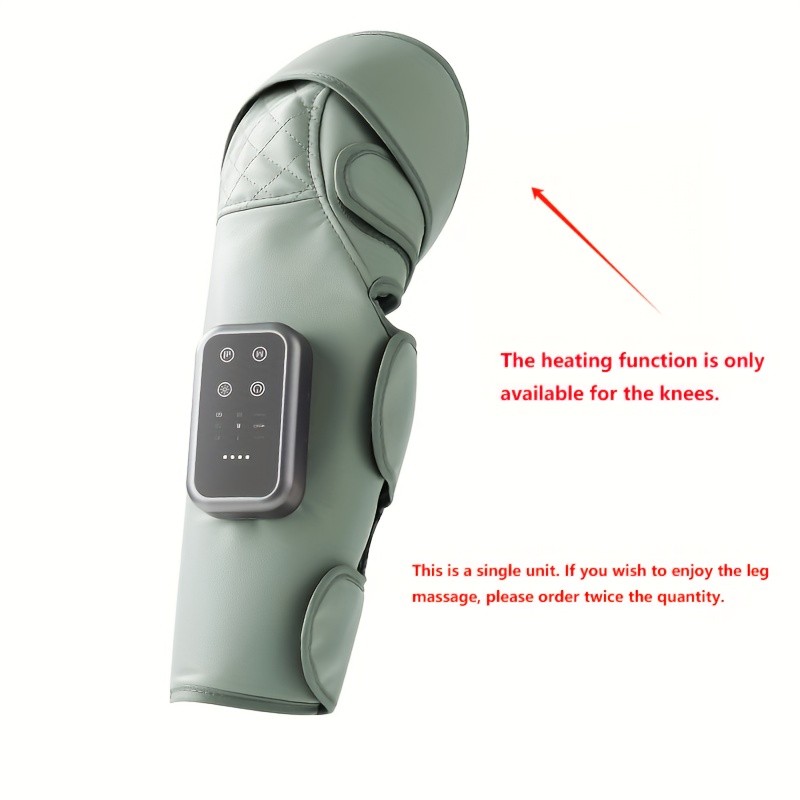 3 Heating Modes Cordless Knee Leg Massager with Touch Screen for Pain Relief