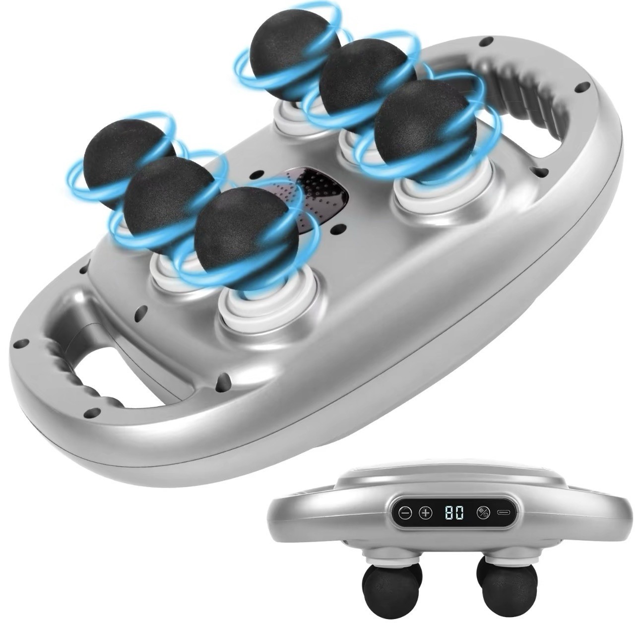 6-Head Fascia Gun, Household Charging Fascia Gun, Professional Body Massager