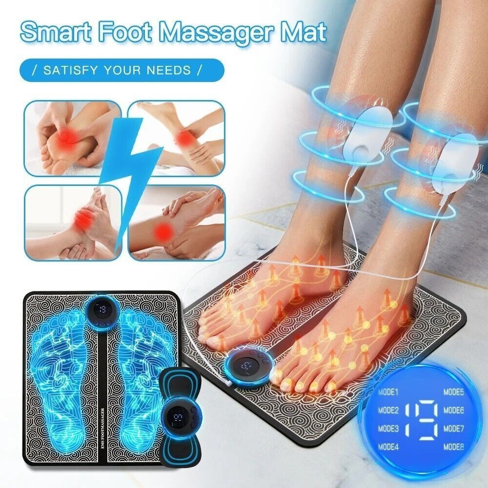 2026 EMS Foot Massager Neuropathy Feet for Circulation and Pain Relief US STOCK