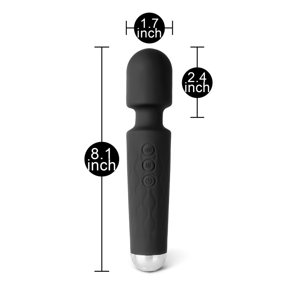 Multi-Speed Women-Massager-Wand-Powerful-Massage-Full Body-Rechargeable-Female