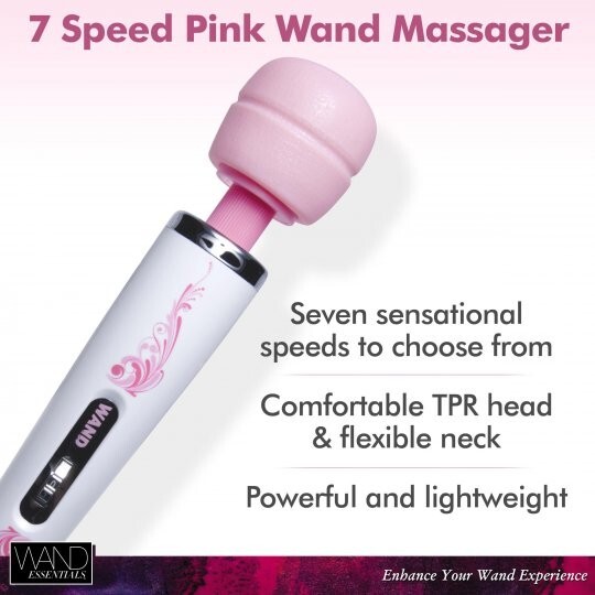Massage Wand Essentials 7-Speed Full Body Vibrating Massager Powerful USA Seller