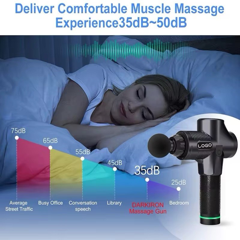 High Quality Pro Muscle Massage Brushless Gun Whole Body Massage Carbon Fiber