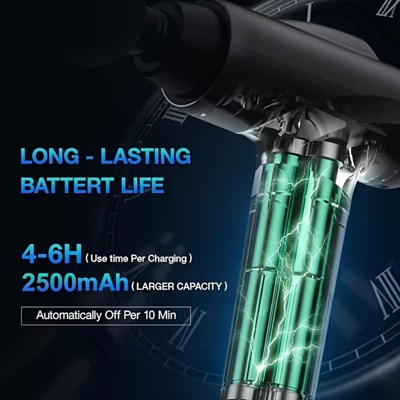 Deep Tissue Percussion Massage Gun Electric Handheld Muscle Massager 9 Heads LCD