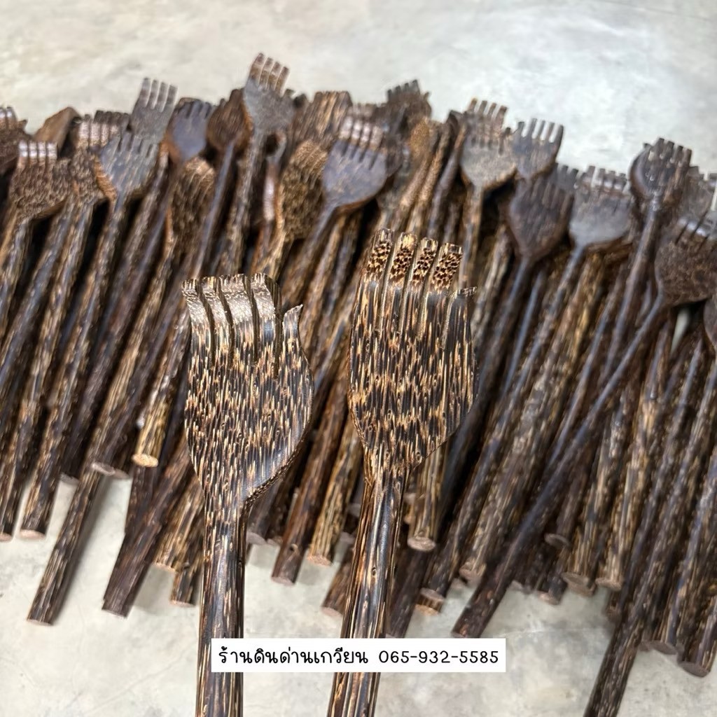 Back Scratcher New Palm Wood Handmade stick Thai Body Massager wooden
