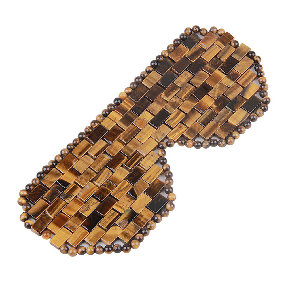 Natural Crystal Stone Eye Mask Handmade Facial Eye Skin Care Massager Tool