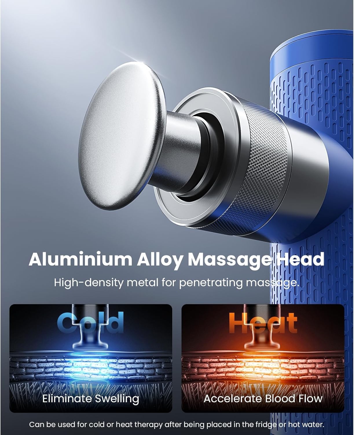 Bob and Brad A7 Massage Gun Metal Head Deep Tissue Muscle Relief for Athletes