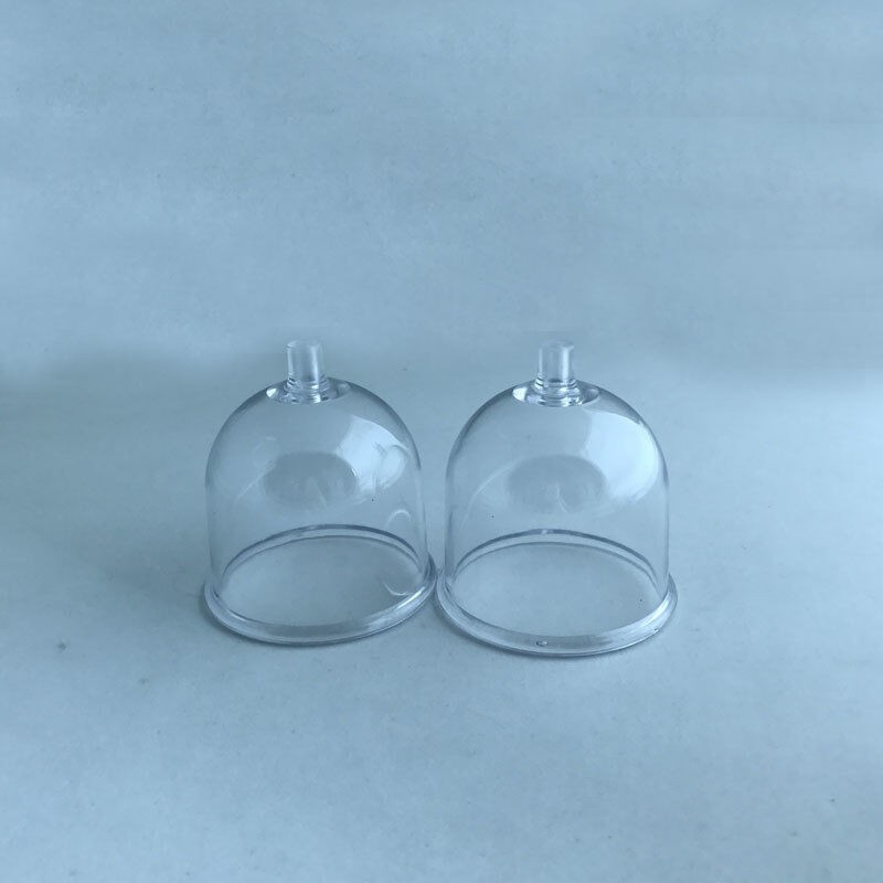 2PCS 6.5cm Vacuum Therapy Cupping Cups Replacement For Vacuum Therapy Machine