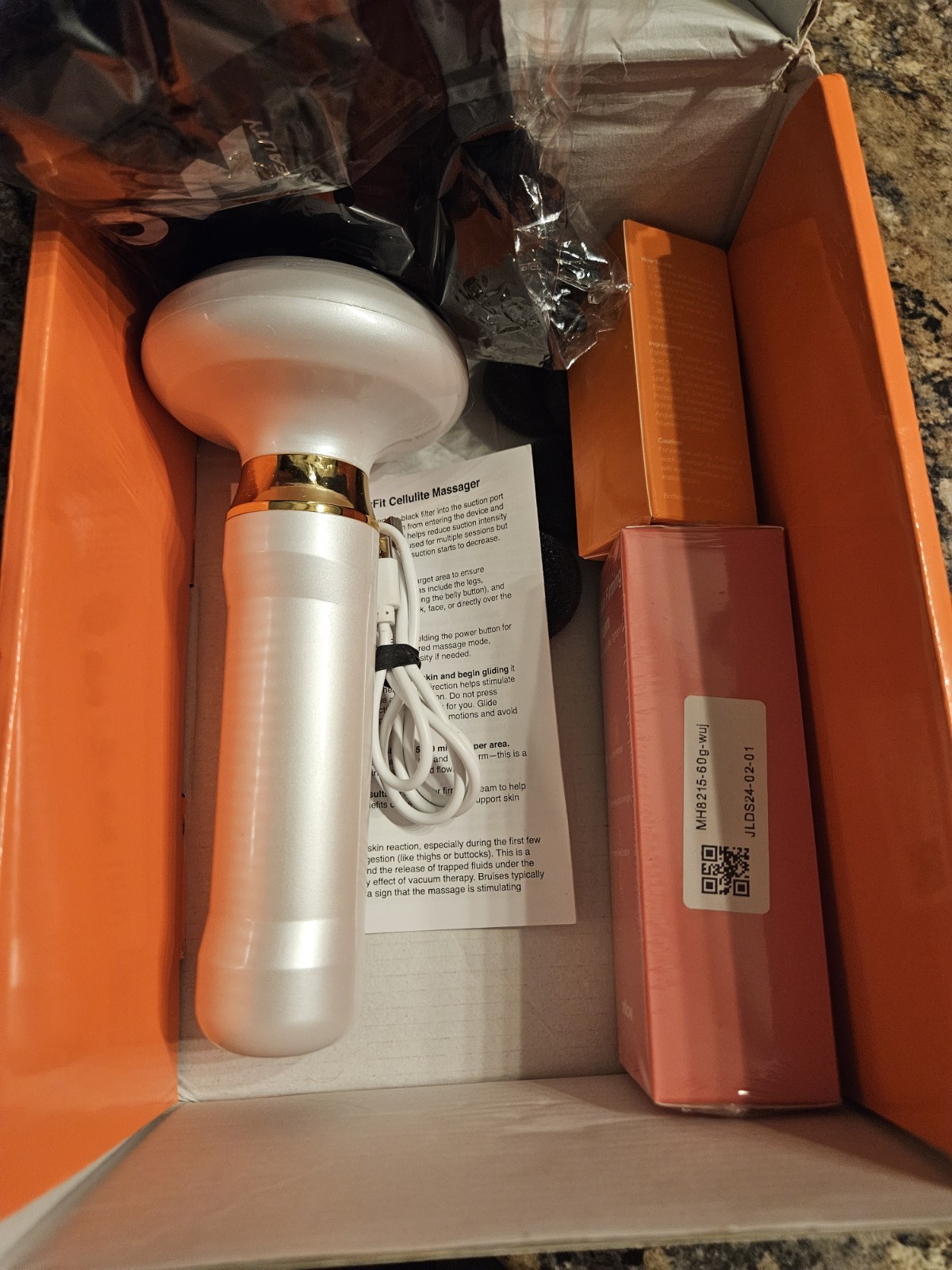 GlowFit Cellulite Massager by Milow Beauty Brand New In Box Sealed In Box