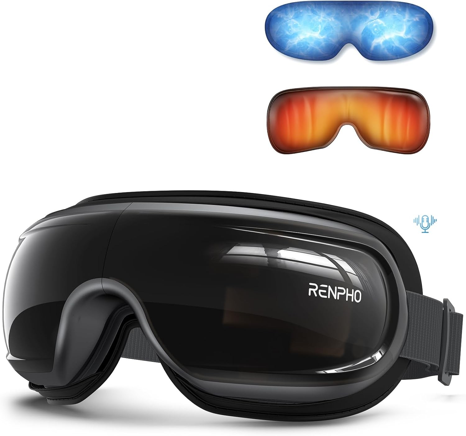 RENPHO Eyeris 3 Eye Massager with Heat & Cooling, Voice Control, Dry Eye Relief