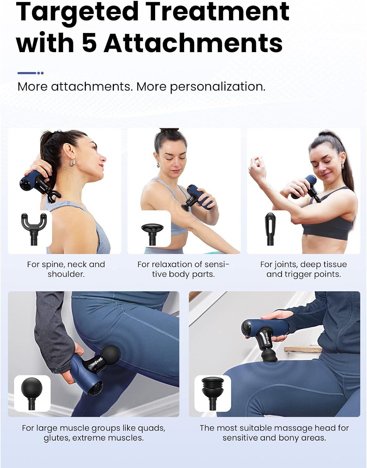 BOB AND BRAD Q2 Mini Massage Gun, Pocket-Sized Deep Tissue Quiet with Carry Case