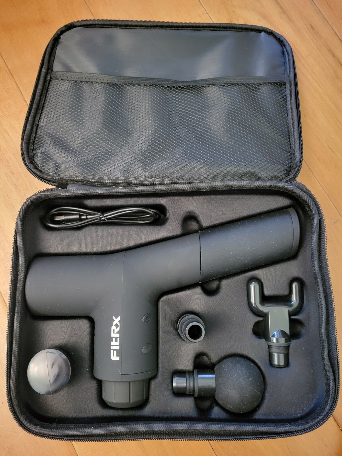 Tzumi FitRx Portable Muscle Massage Gun with Carrying Case