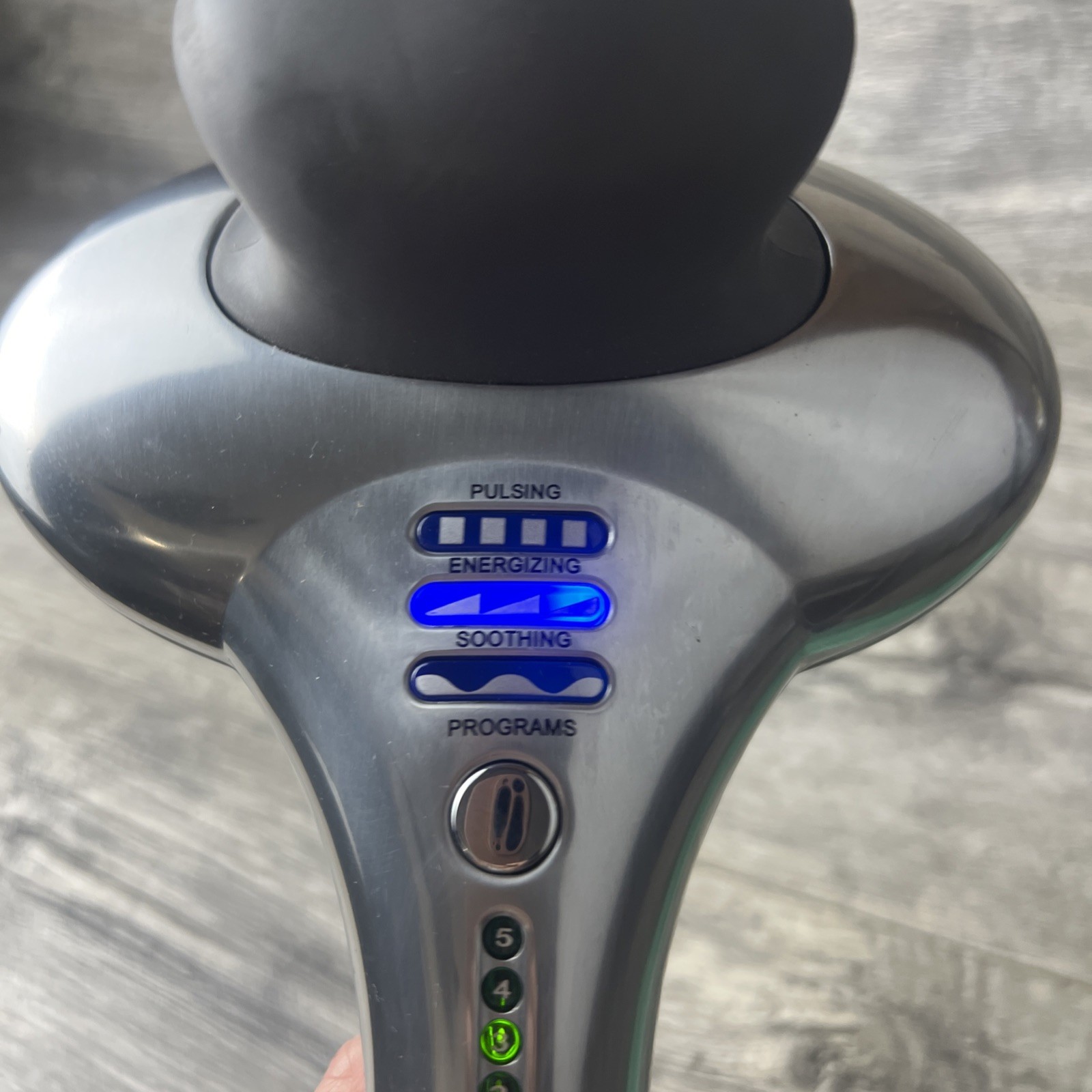 Brookstone Max BST-007 Dual Node 5 Speed 3Programs Full Body Percussion Massager