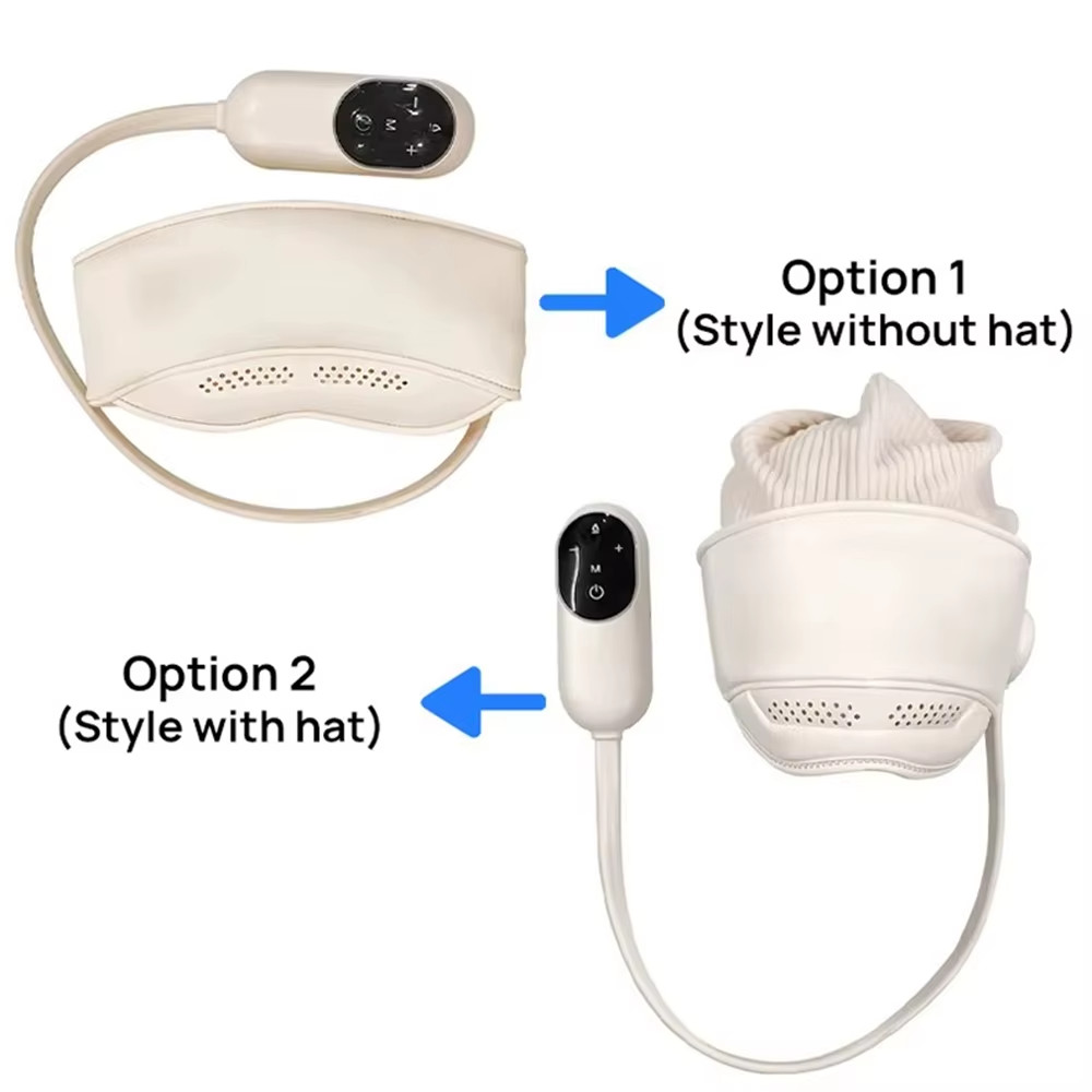 Air Pressure Head Massager Eye Massager Relaxation Eye Hot Compress Soft PVC