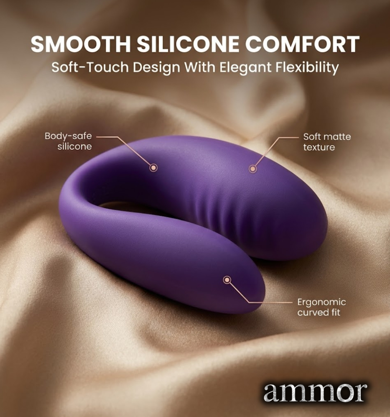 Sec Duo Rechargeable Silicone Couples Vibe