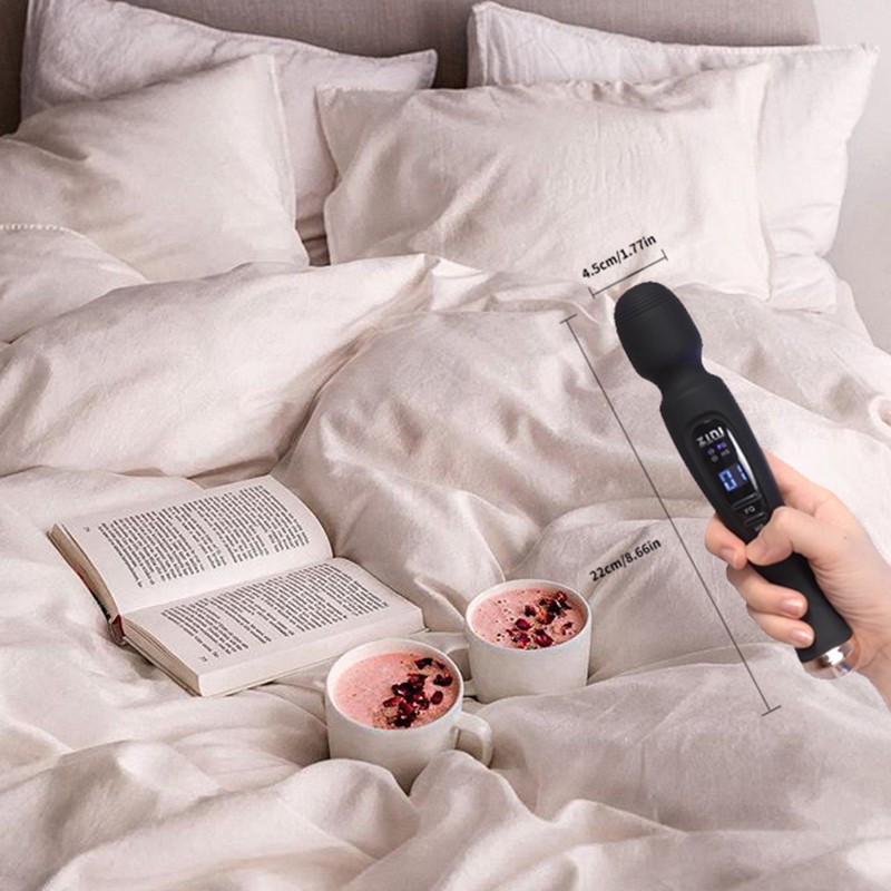 Women’s Wand Massager | 12 Modes | LED & USB Rechargeable for Discreet Use