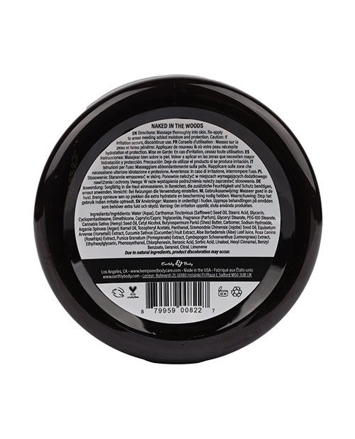 Earthly Body Hemp Seed Skin Butter – 8 oz Jar Naked in the Woods